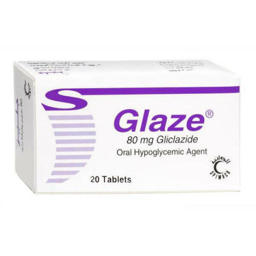Glaze 80 mg 20 tablets