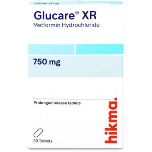 Glucare XR 750 mg 30 Tablets