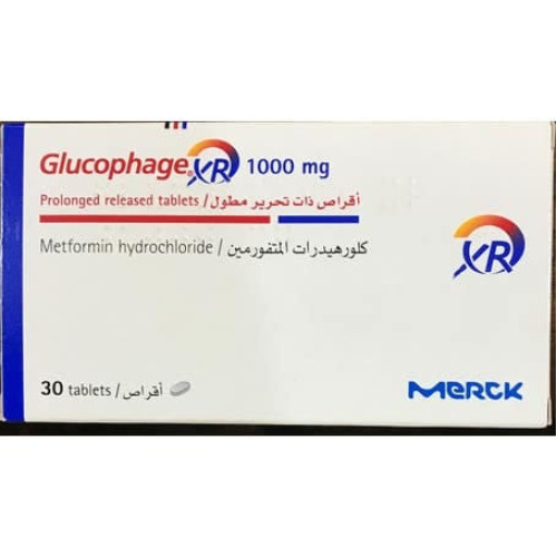 Glucophage 1000 mg Tablet 30pcs