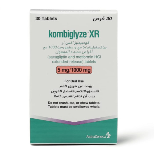 Kombiglyze-XR Tablets 5-1000mg 30 Pcs