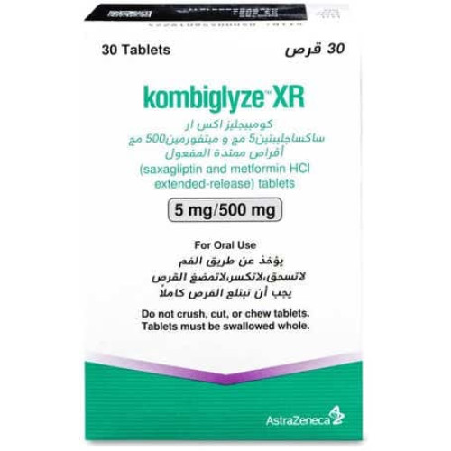 Kombiglyze-XR Tablets 5-500mg 30 Pcs