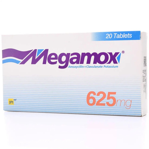 Megamox 625 mg 20 Tablets