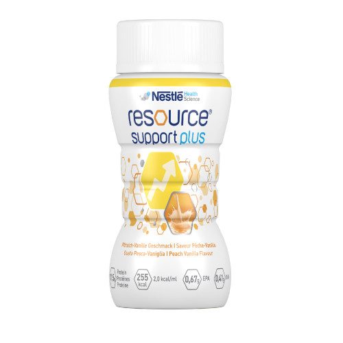 Nestle resource support plus Peach Vanilla Flavour 24 × 125 ml