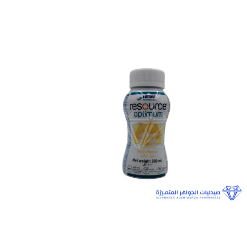 Nestle Resource Optimum Vanilla Flavor 24 x 200 ML