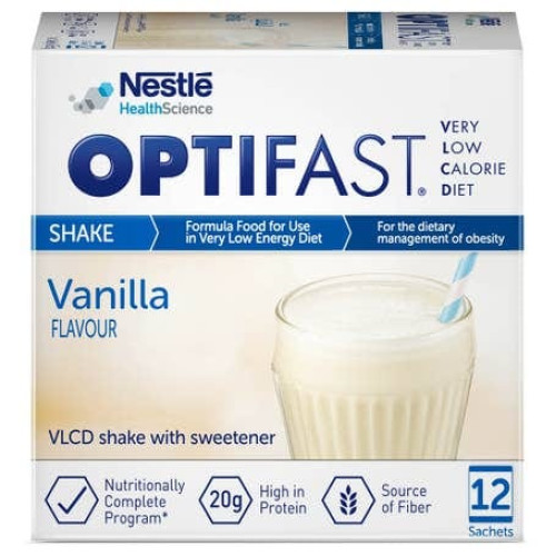 Optifast Shake Vanilla Flavour 12 Pack