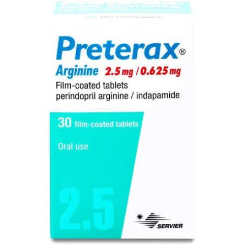 Preterax 2.5/0.625 mg Tablet 30pcs