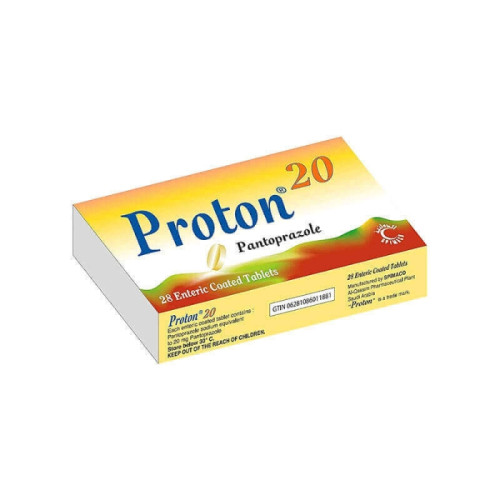 Proton 20 mg 14 tablets