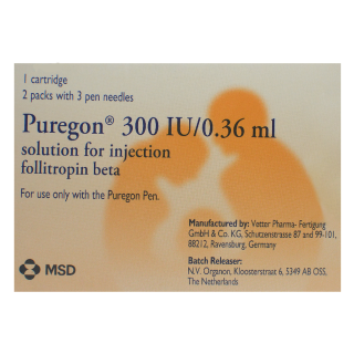 Puregon injection 300 IU / 0.36 ml