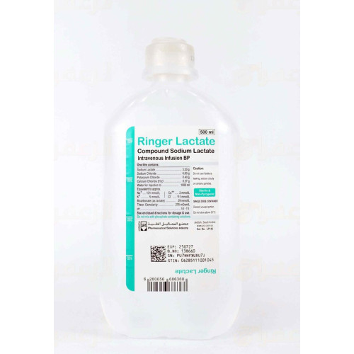 RINGER LACTATE 500ML INFUSION