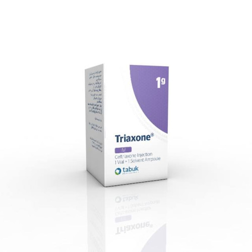 Triaxone 1 gram intravenous injection