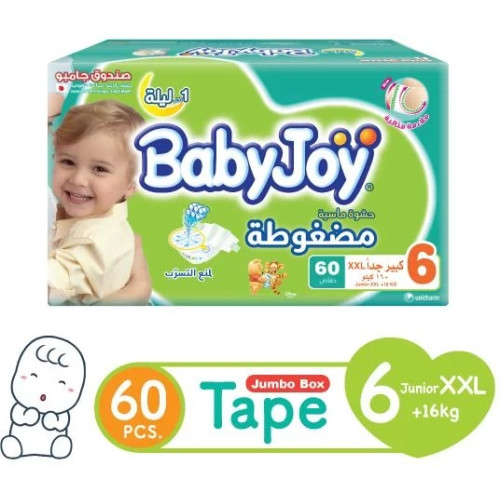 Baby Joy Box Jumbo Size 6 - 60 Pcs