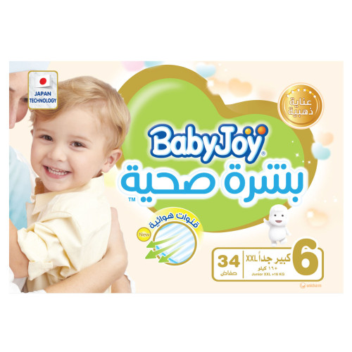 Baby Joy Healthy Skin Size (6) - 34 Diapers