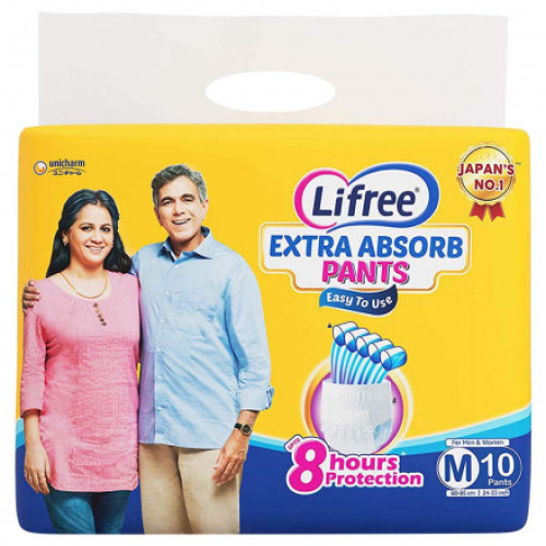 Lifree Size M Adult Diapers - 10 Diapers