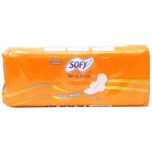 Sofy Large Wings Sanitary Pads - 10 Pads