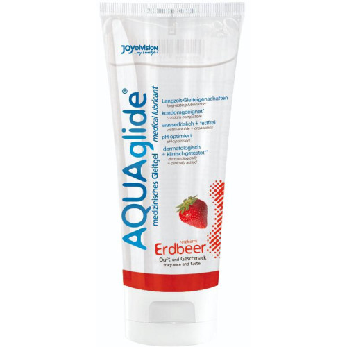 Aqua Glide Fruit Lubricant - Strawberry Flavor 100 ml