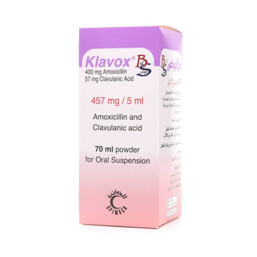 klavox syrup 457 mg * 5 ml 70 ml