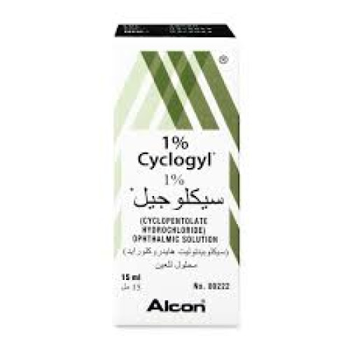 Cyclogel 1% eye drops 15 ml