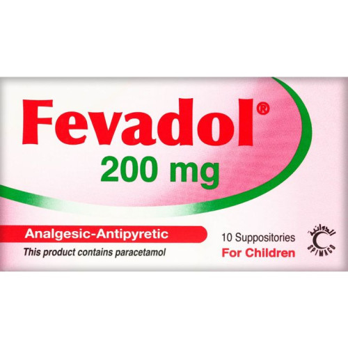 Fevadol 200 mg 10 Suppositories